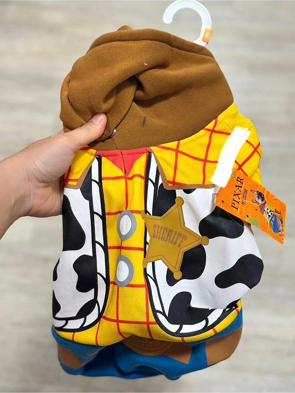 Pikyar Dog Costume Yellow & Black NWT